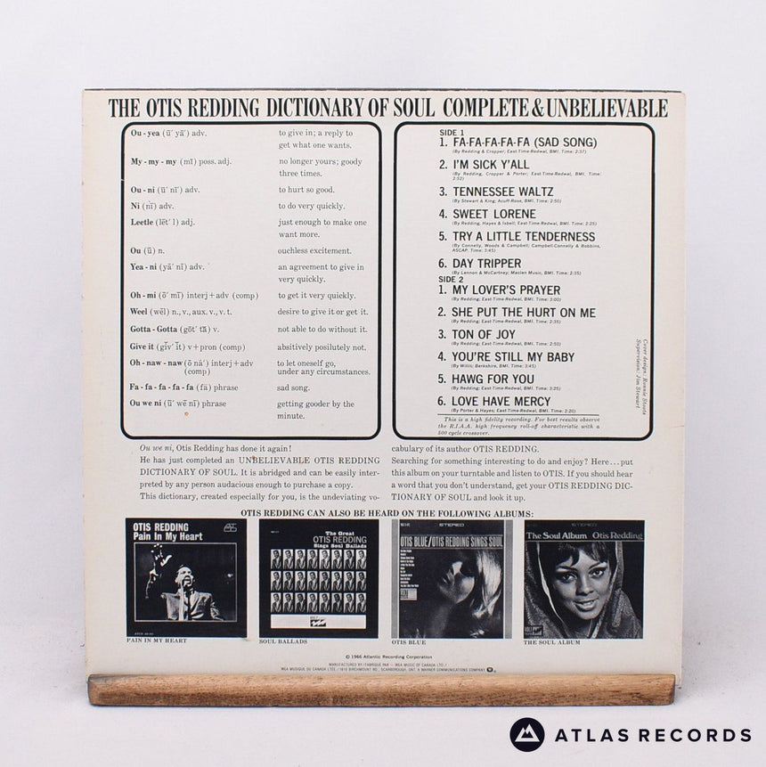 Otis Redding - The Otis Redding Dictionary Of Soul - Complete & Unbel - LP Vinyl