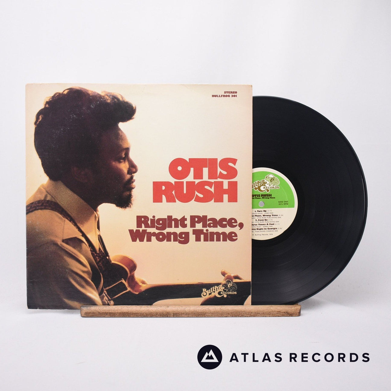 Otis Rush Right Place, Wrong Time LP Vinyl Record - Front Cover & Record