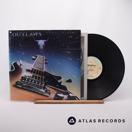 Outlaws Ghost Riders LP Vinyl Record - Front Cover & Record