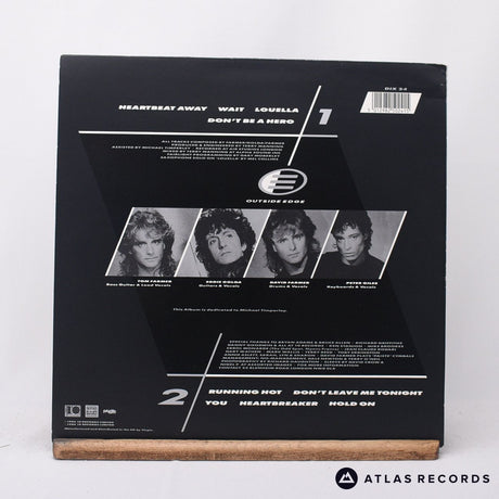 Outside Edge - Running Hot - LP Vinyl Record - EX/EX