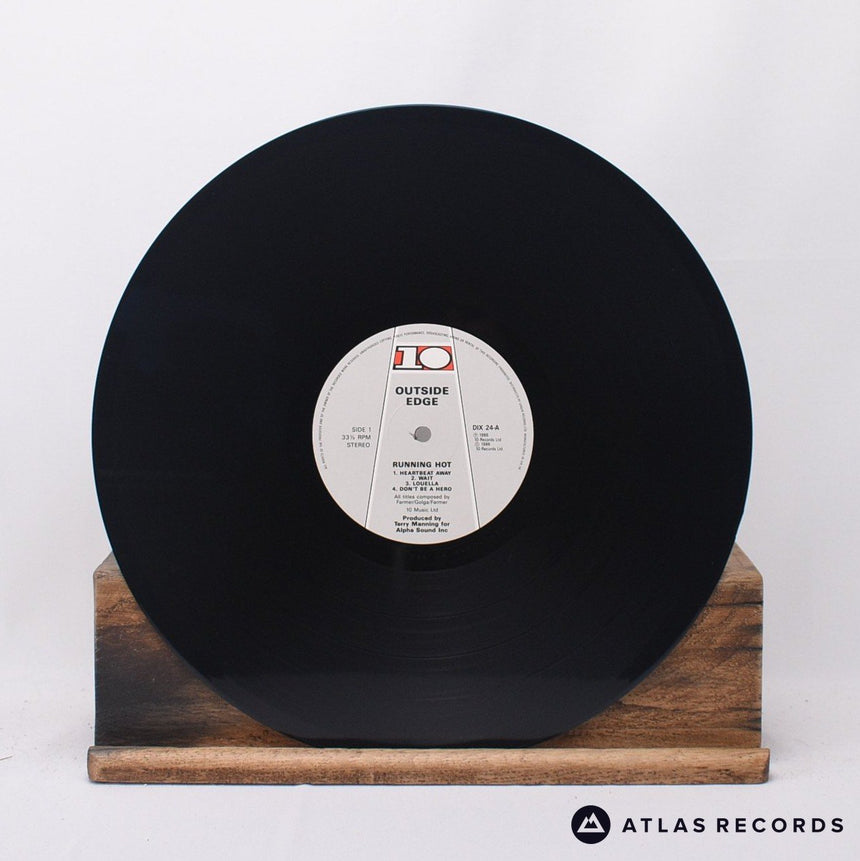 Outside Edge - Running Hot - LP Vinyl Record - EX/EX