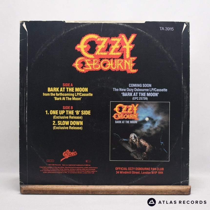 Ozzy Osbourne - Bark At The Moon - 12" Vinyl Record - VG/VG+