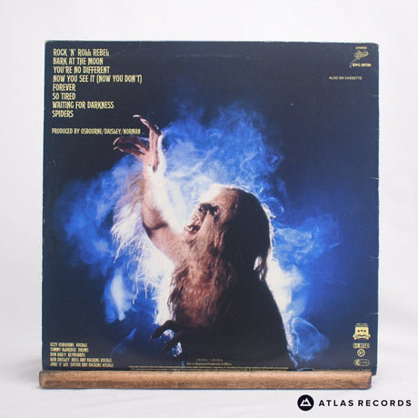 Ozzy Osbourne - Bark At The Moon - Lyric Sheet A2 B2 LP Vinyl Record - VG+/VG+