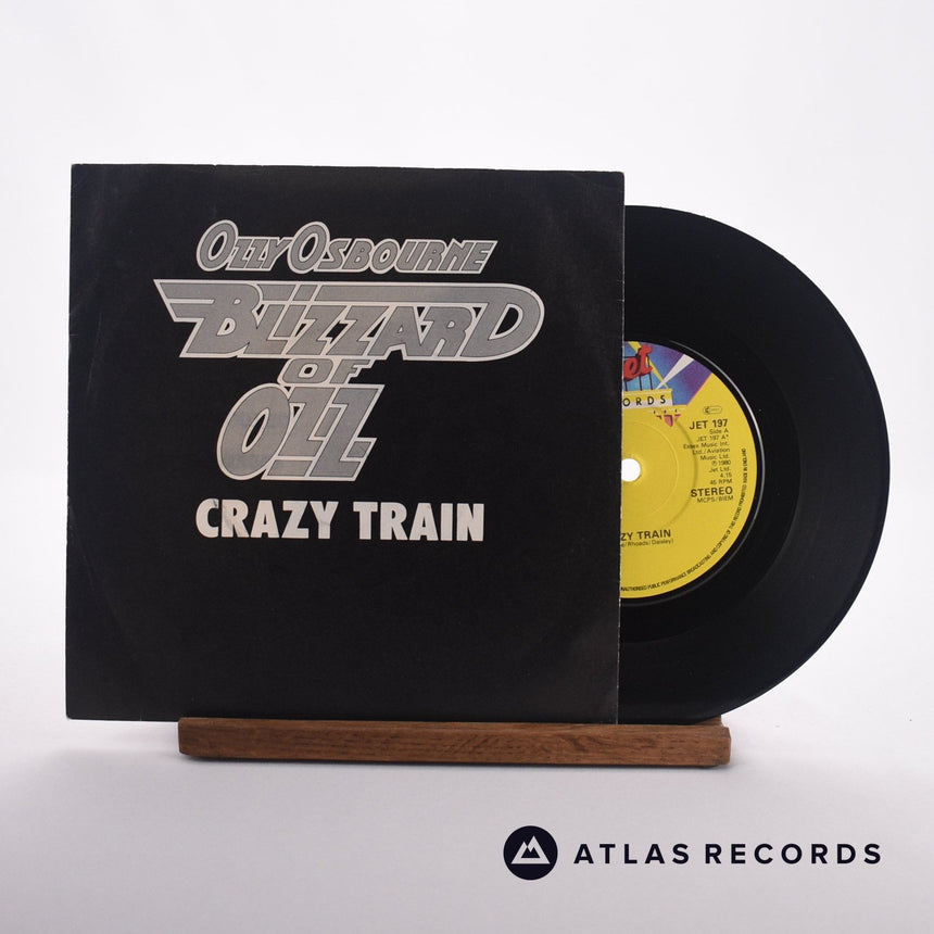 Ozzy Osbourne Crazy Train 7" Vinyl Record - Front Cover & Record