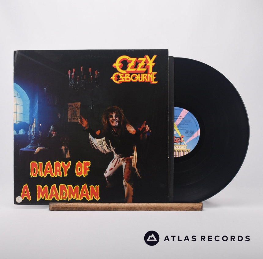 Ozzy Osbourne Diary Of A Madman LP Vinyl Record - Front Cover & Record