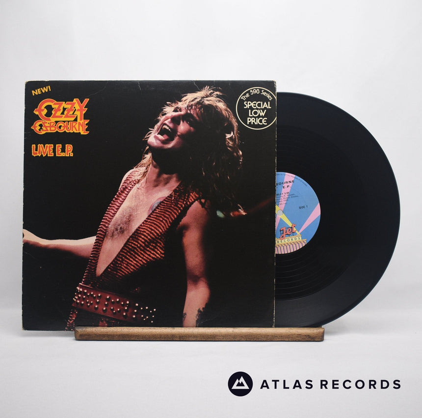 Ozzy Osbourne Live E.P. 12" Vinyl Record - Front Cover & Record