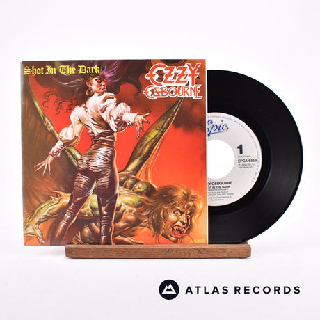 Ozzy Osbourne Shot In The Dark 7" Vinyl Record - Front Cover & Record