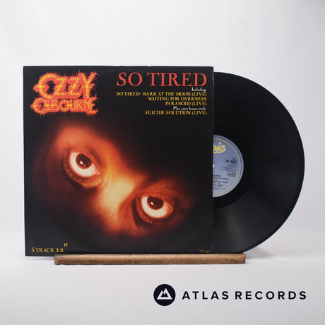 Ozzy Osbourne So Tired 12" Vinyl Record - Front Cover & Record