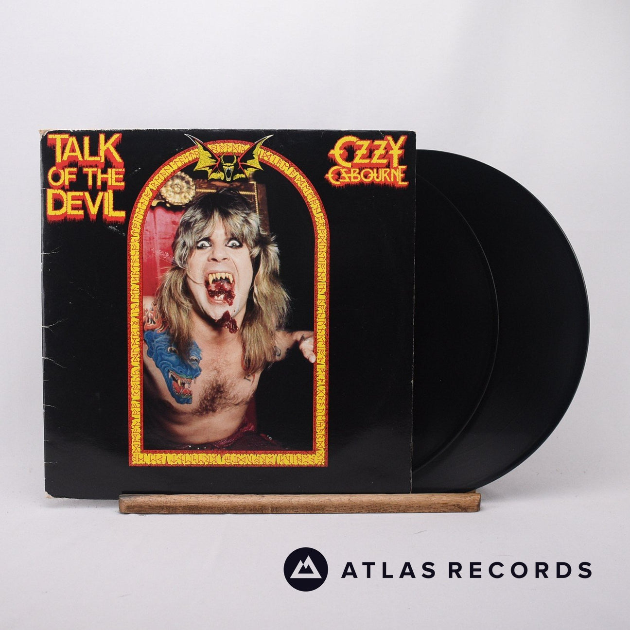 Ozzy Osbourne Talk Of The Devil 2 x LP Vinyl Record - Front Cover & Record