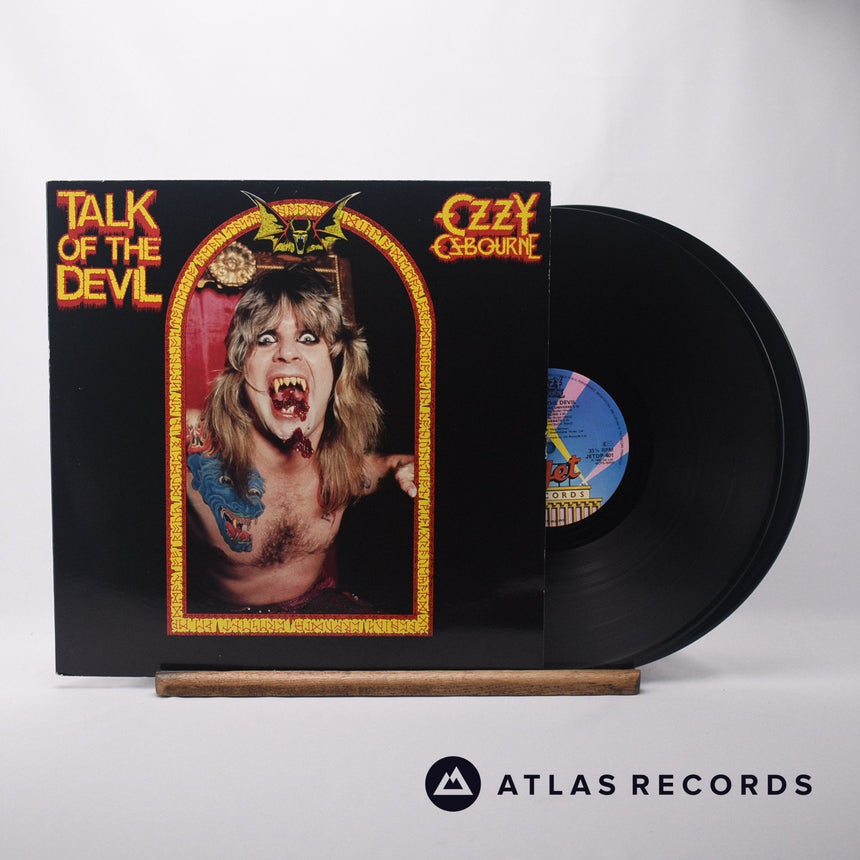 Ozzy Osbourne Talk Of The Devil Double LP Vinyl Record - Front Cover & Record