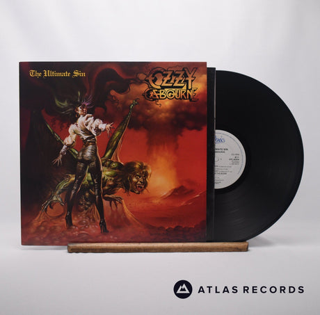 Ozzy Osbourne The Ultimate Sin LP Vinyl Record - Front Cover & Record