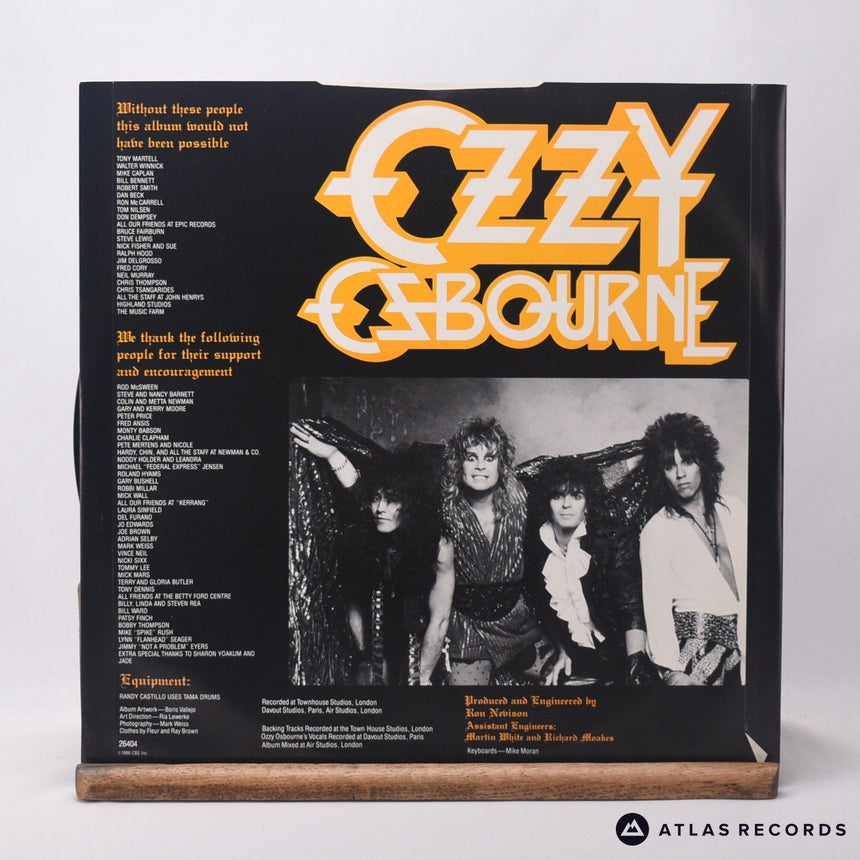 Ozzy Osbourne - The Ultimate Sin - A1 B2 LP Vinyl Record - VG+/VG+