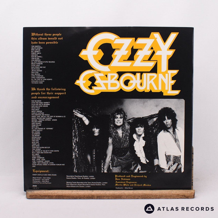 Ozzy Osbourne - The Ultimate Sin - LP Vinyl Record - EX/EX