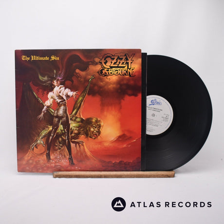 Ozzy Osbourne The Ultimate Sin LP Vinyl Record - Front Cover & Record