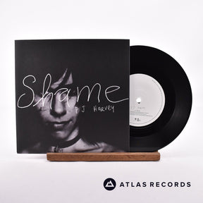 PJ Harvey Shame 7" Vinyl Record - Front Cover & Record