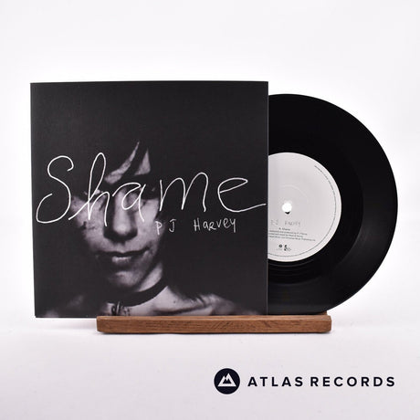 PJ Harvey Shame 7" Vinyl Record - Front Cover & Record