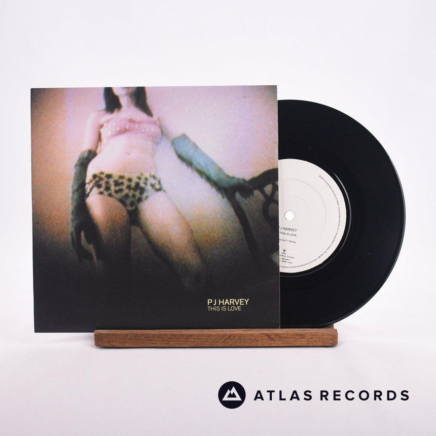 PJ Harvey This Is Love 7" Vinyl Record - Front Cover & Record