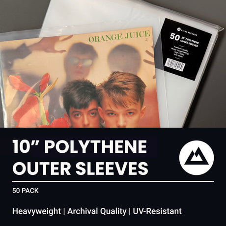Polythene Outer Record Sleeves - 12" 10" 7"
