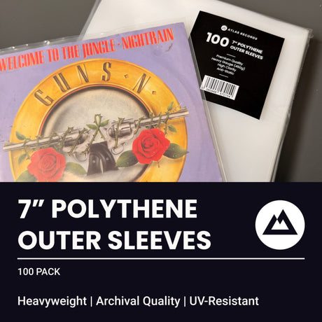Polythene Outer Record Sleeves - 12" 10" 7"