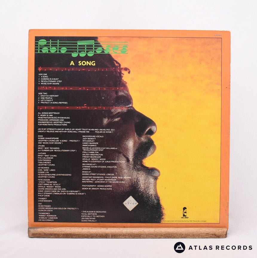 Pablo Moses - A Song - A-1 B-1 LP Vinyl Record - VG+/VG+
