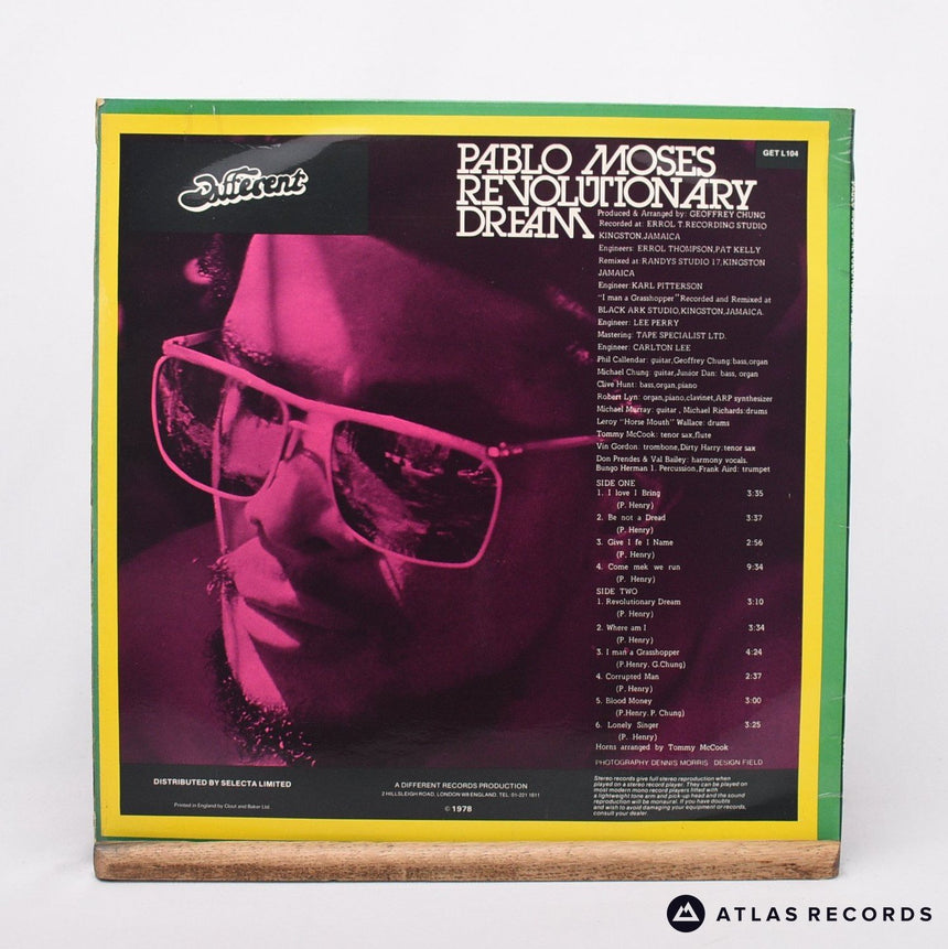 Pablo Moses - Revolutionary Dream - Reissue A-1C B-1C LP Vinyl Record - VG+/VG