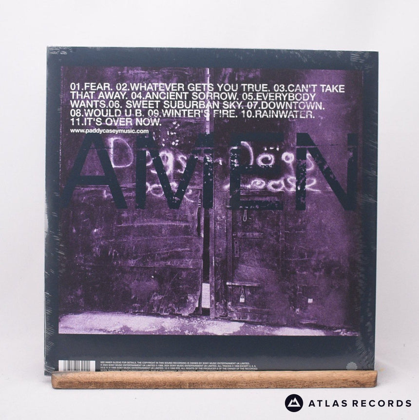 Paddy Casey - Amen (So Be It). - 180G Clear Purple LP Vinyl Record - NEW