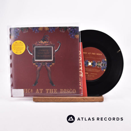 Panic! At The Disco I Write Sins Not Tragedies 7" Vinyl Record - Front Cover & Record