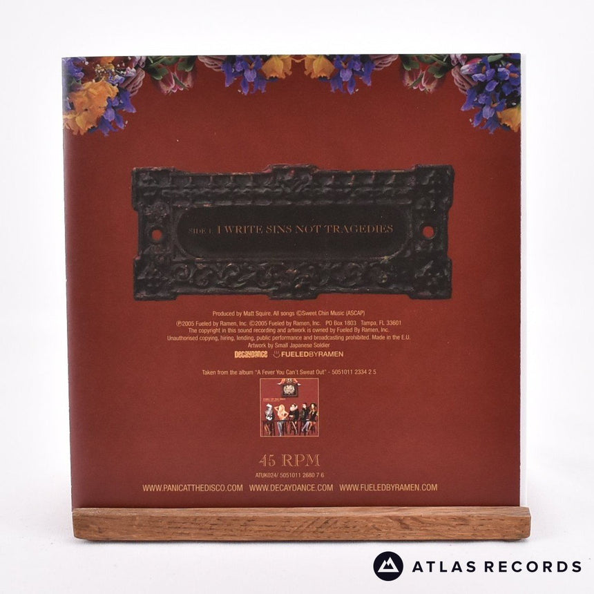 Panic! At The Disco - I Write Sins Not Tragedies - Etched 7" Vinyl Record - NM/NM