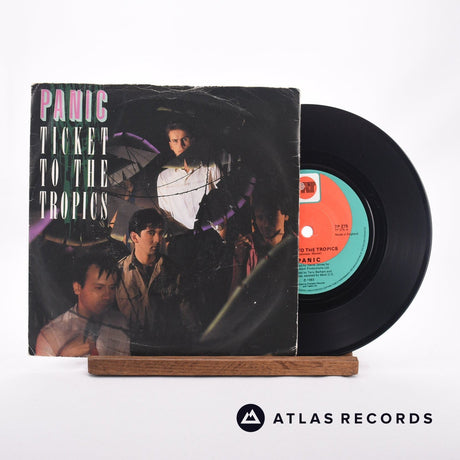 Panic Ticket To The Tropics 7" Vinyl Record - Front Cover & Record