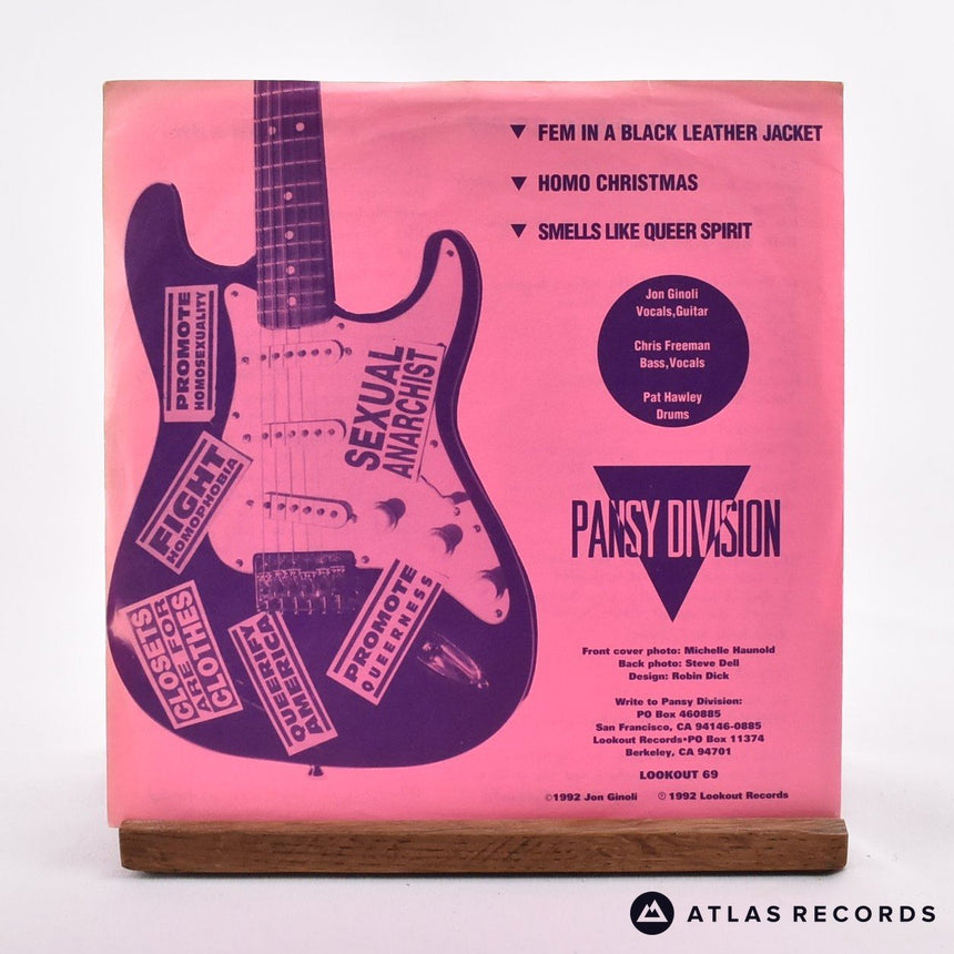 Pansy Division - Fem In A Black Leather Jacket - 7" Vinyl Record - VG+/EX