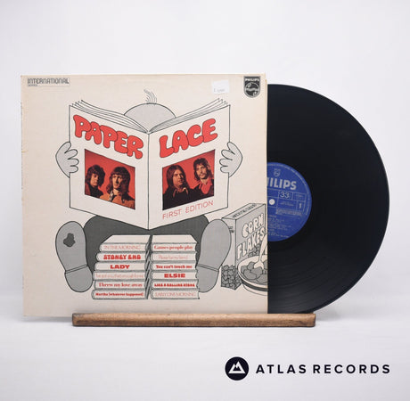 Paper Lace First Edition LP Vinyl Record - Front Cover & Record