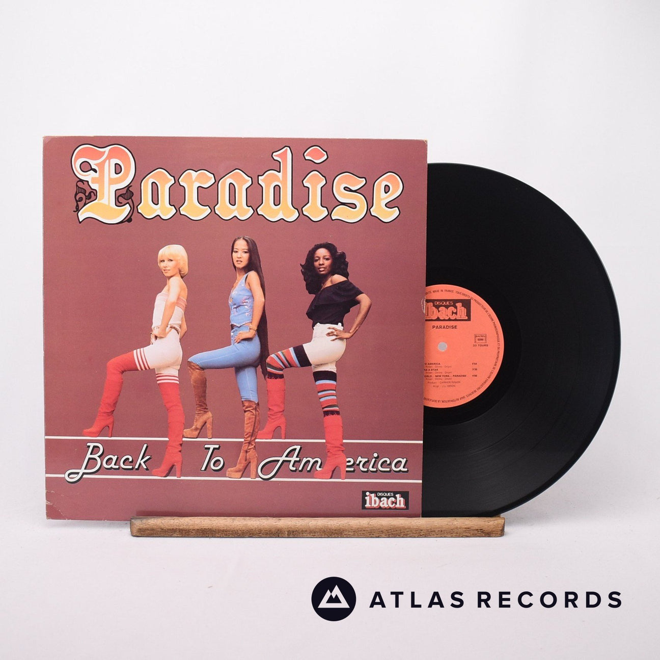 Paradise Back To America LP Vinyl Record - Front Cover & Record