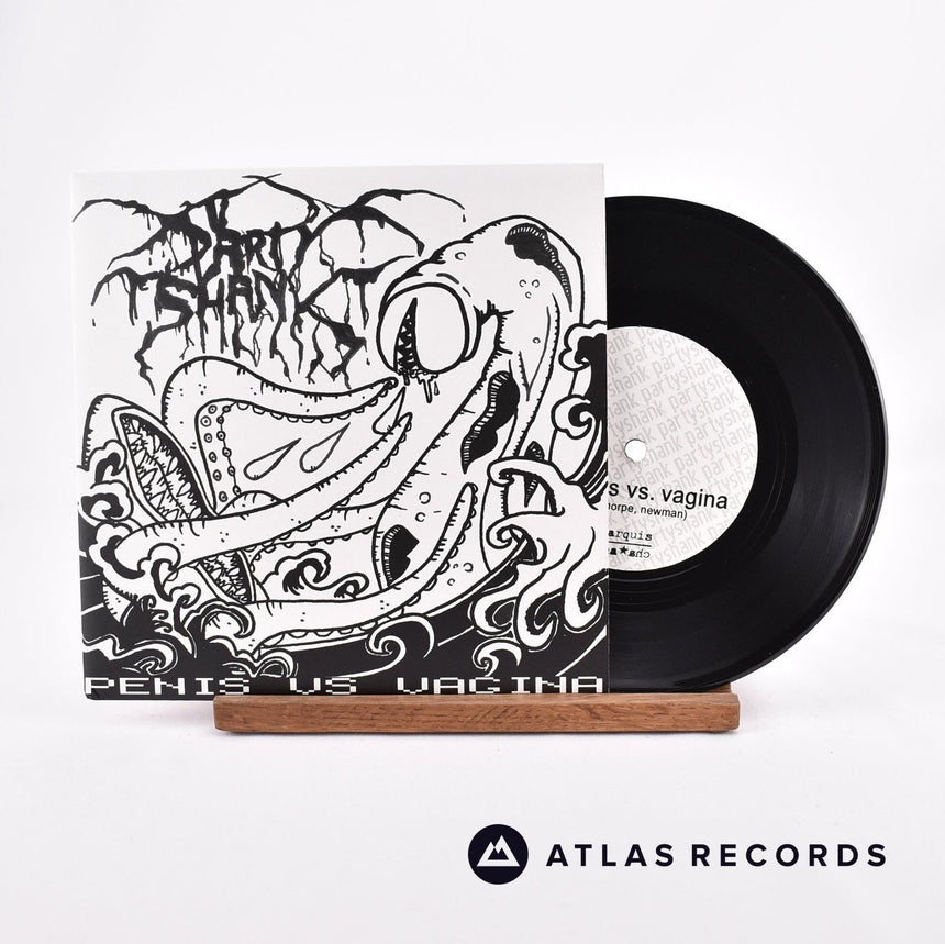 Partyshank Penis Vs. Vagina 7" Vinyl Record - Front Cover & Record