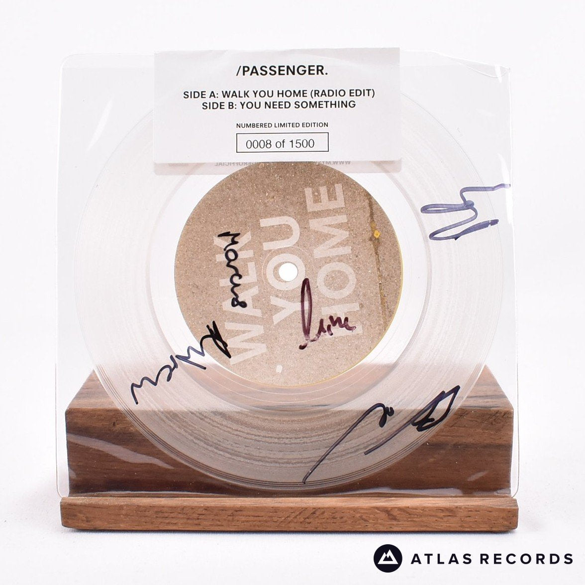 /Passenger. Walk You Home 7" Vinyl Record - Front Cover & Record