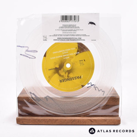 /Passenger. - Walk You Home - Clear 7" Vinyl Record - EX/Mint (New)