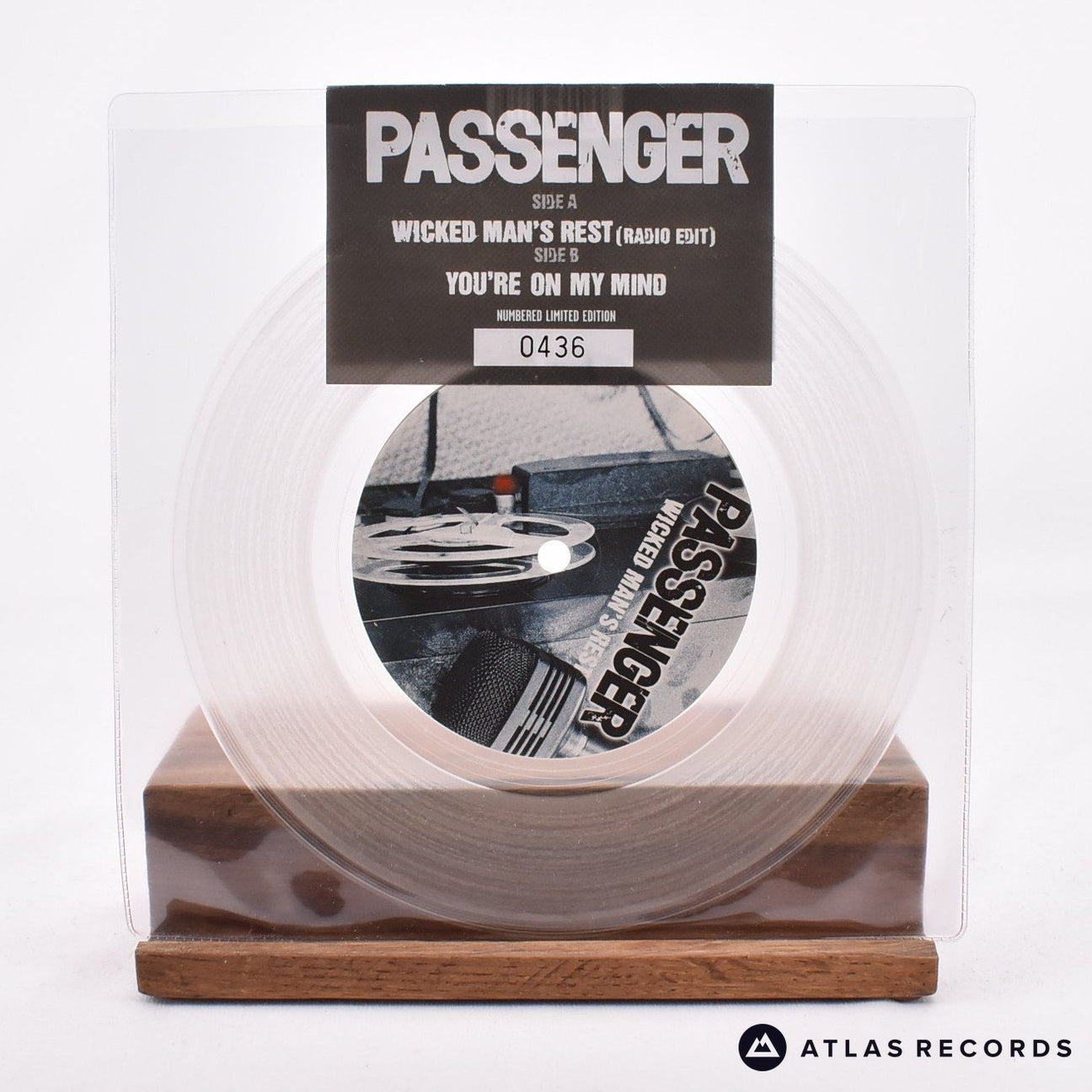 /Passenger. Wicked Man's Rest 7" Vinyl Record - Front Cover & Record