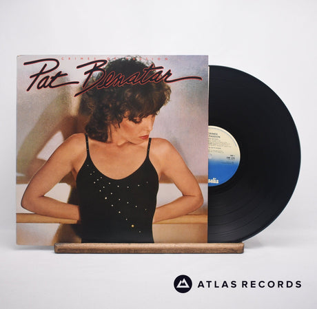 Pat Benatar Crimes Of Passion LP Vinyl Record - Front Cover & Record