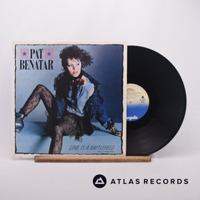 Pat Benatar Love Is A Battlefield 12" Vinyl Record - Front Cover & Record