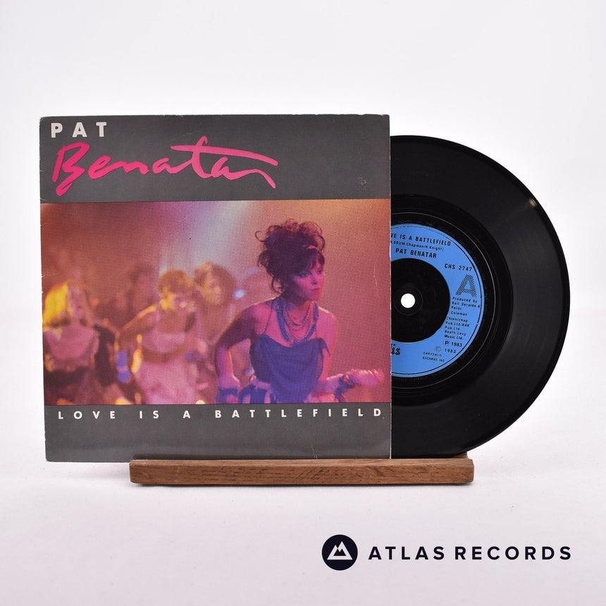 Pat Benatar Love Is A Battlefield 7" Vinyl Record - Front Cover & Record