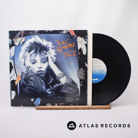 Pat Benatar Seven The Hard Way LP Vinyl Record - Front Cover & Record