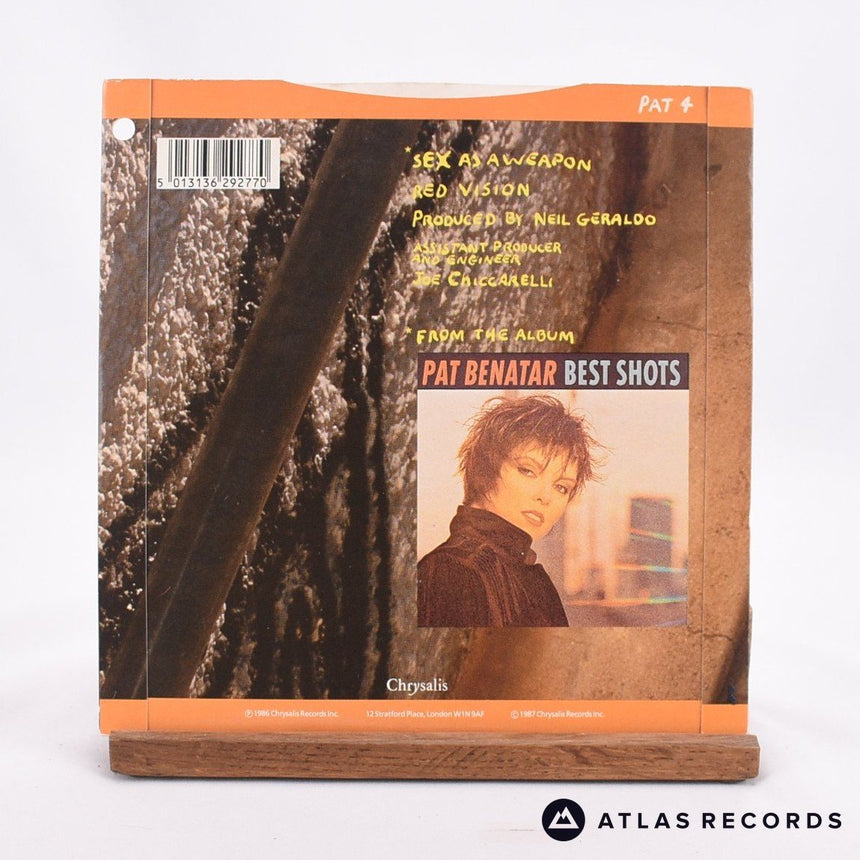 Pat Benatar - Sex As A Weapon - 7" Vinyl Record - EX/VG+