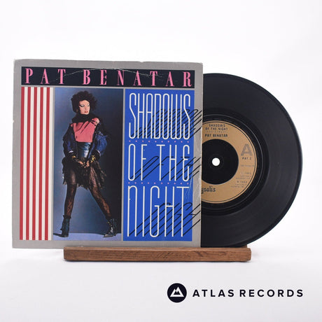 Pat Benatar Shadows Of The Night 7" Vinyl Record - Front Cover & Record