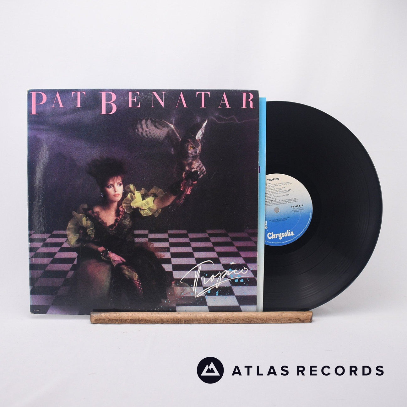 Pat Benatar Tropico LP Vinyl Record - Front Cover & Record