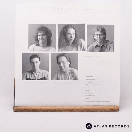 Pat Metheny Group - First Circle - Insert LP Vinyl Record - EX/EX