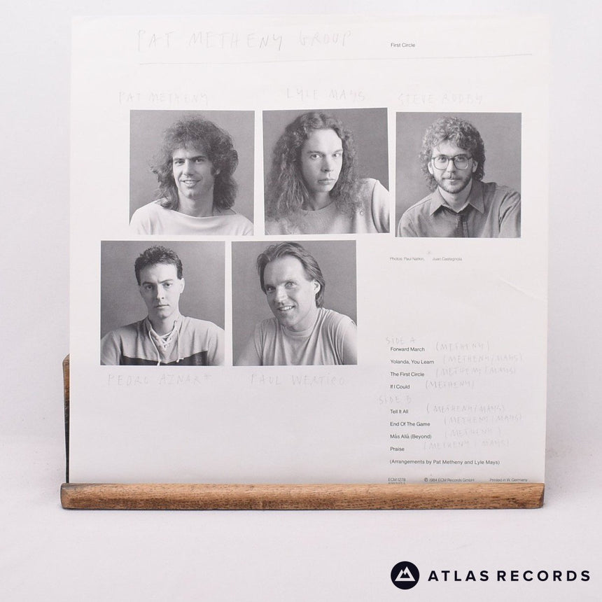 Pat Metheny Group - First Circle - Insert LP Vinyl Record - EX/EX