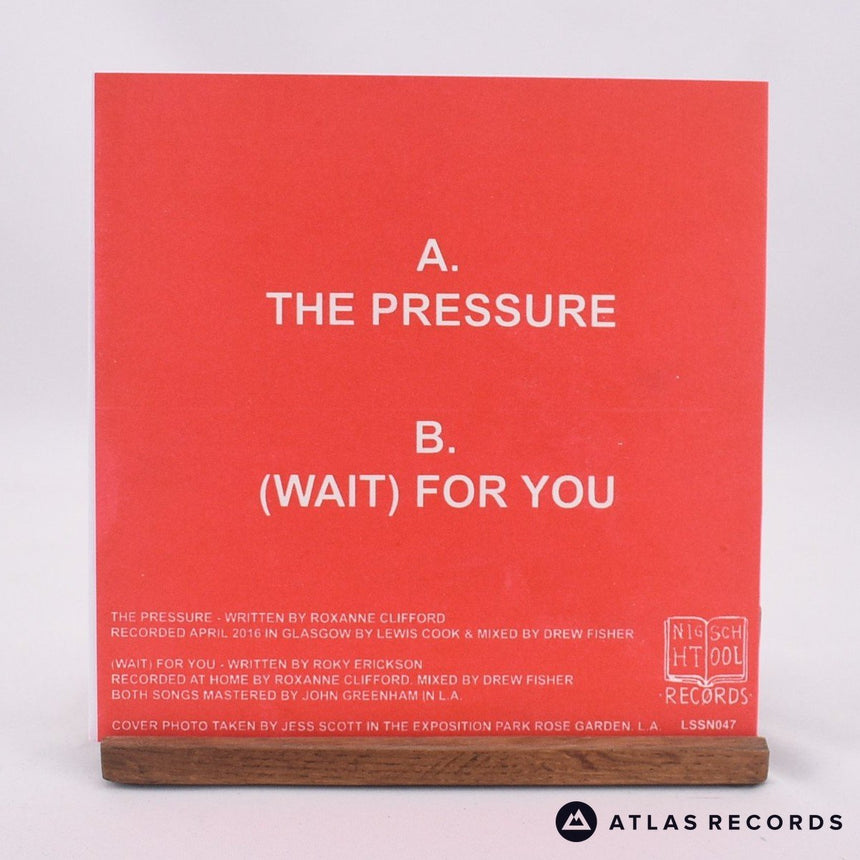 Patience - The Pressure - Limited Edition 7" Vinyl Record - NM/NM