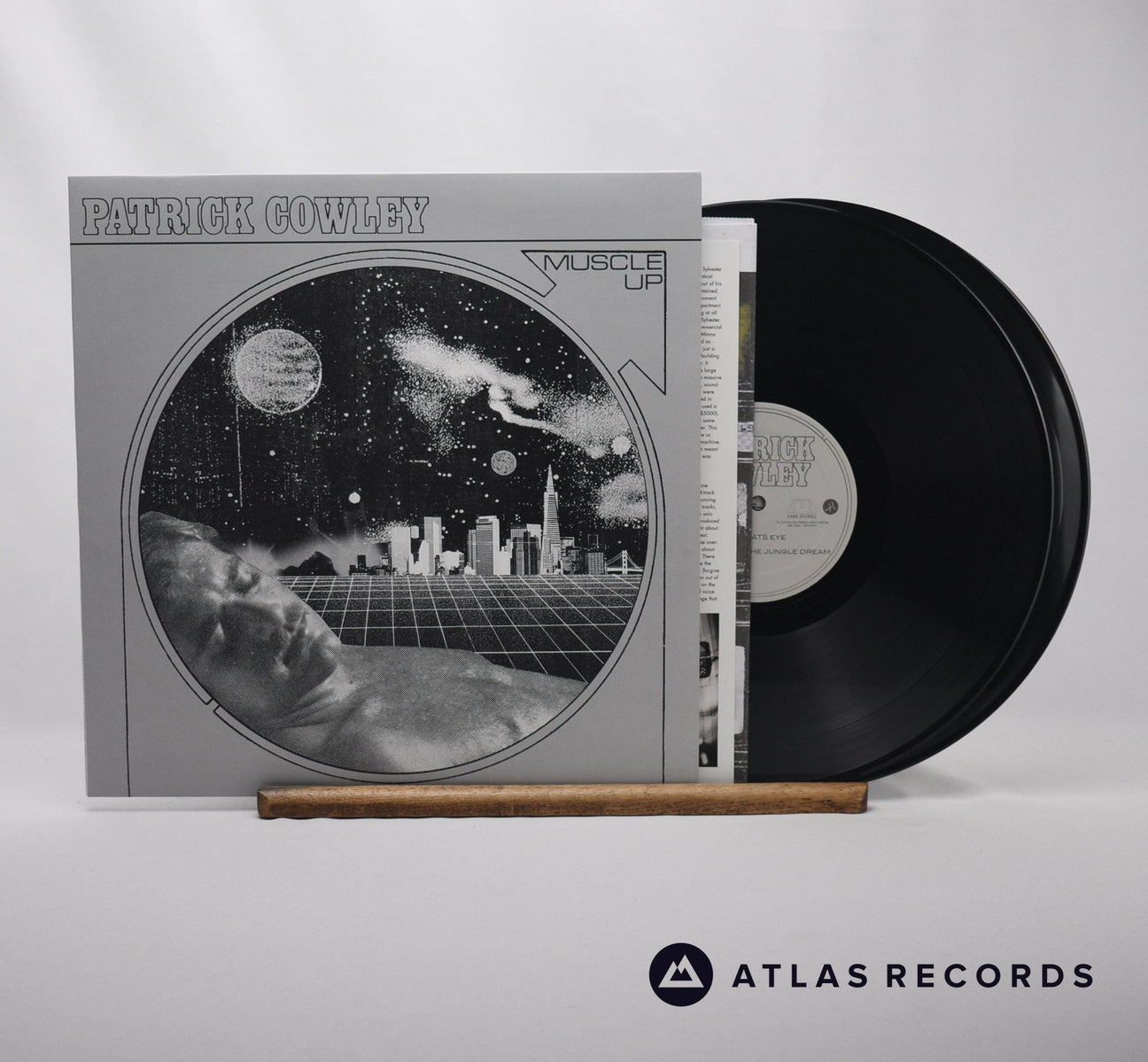 Patrick Cowley Muscle Up Double LP Vinyl Record - Front Cover & Record