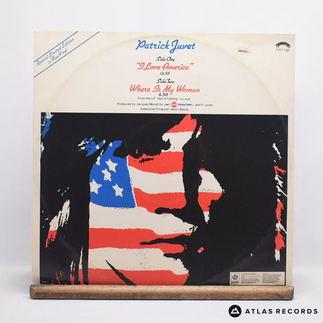 Patrick Juvet - I Love America - Blue A1 B1 12" Vinyl Record - VG/VG+