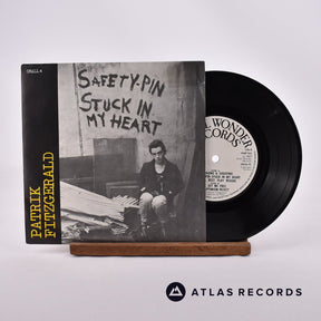 Patrik Fitzgerald Safety-Pin Stuck In My Heart 7" Vinyl Record - Front Cover & Record