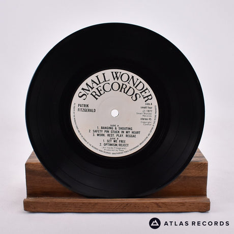 Patrik Fitzgerald - Safety-Pin Stuck In My Heart - 7" EP Vinyl Record - EX/VG+